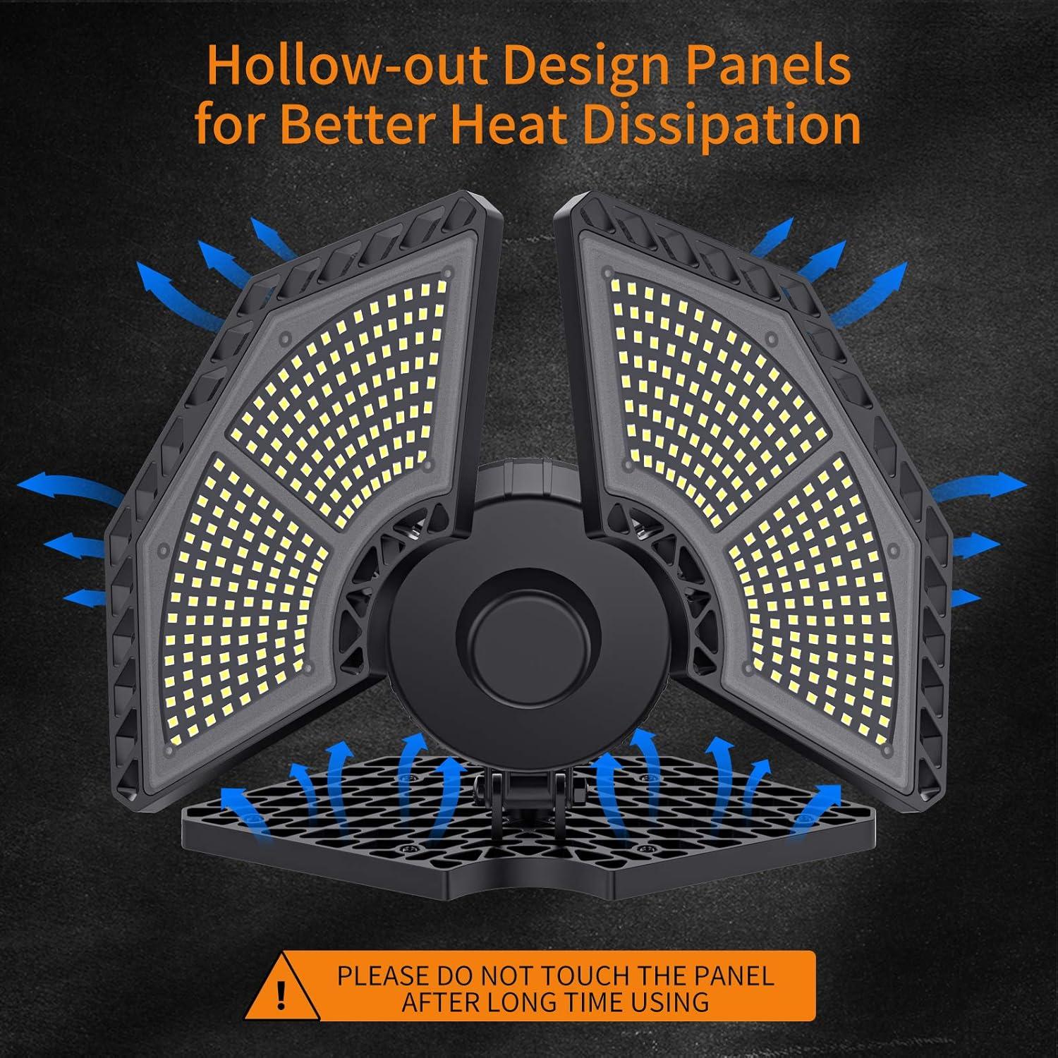 Luz de Garaje LED KERNOWO 140W 18500 Lúmenes 6000K