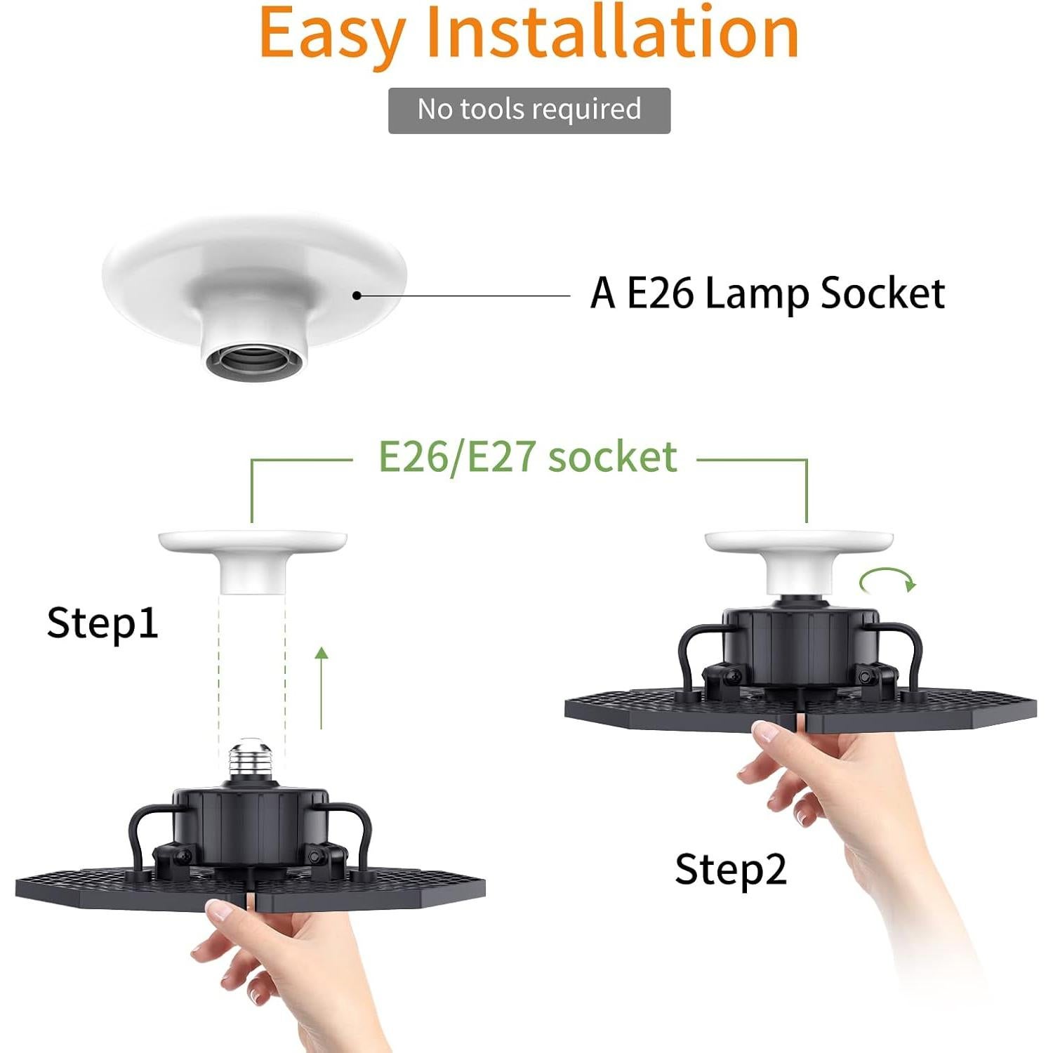 Luz de Garaje LED KERNOWO 140W 18500 Lúmenes 6000K