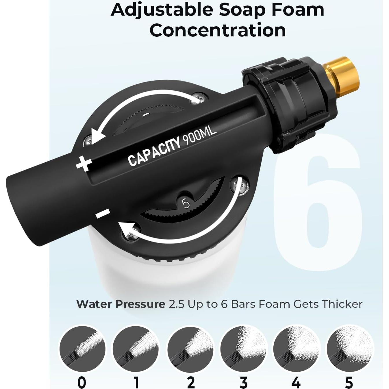 Pistola de Espuma ARTIPOLY para Lavado de Autos - Conexión a Manguera