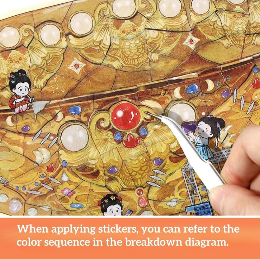 Kit de Diorama Kawaii daheypong - Stickers Reutilizables 3D