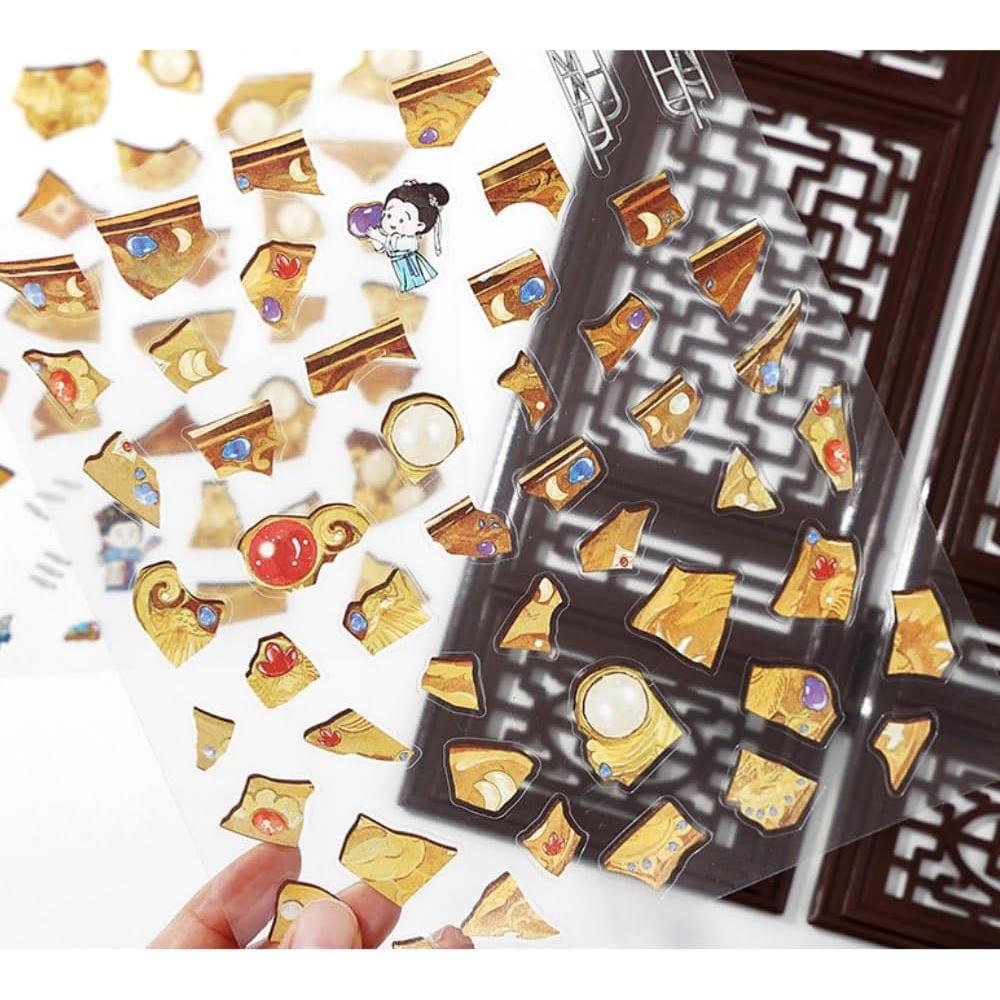 Kit de Diorama Kawaii daheypong - Stickers Reutilizables 3D