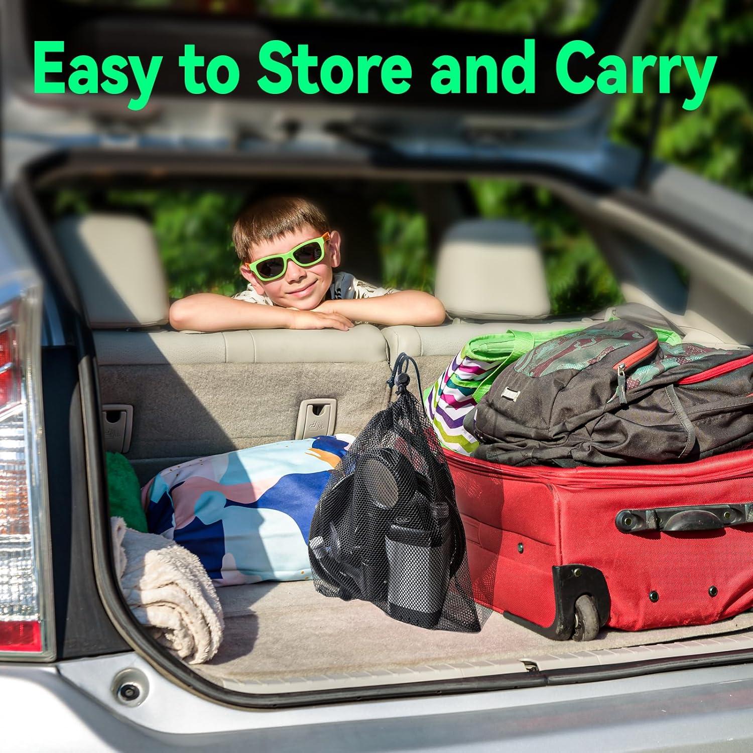 Ducha Portátil Clirass 6000mAh con Cubo Plegable 19.7L