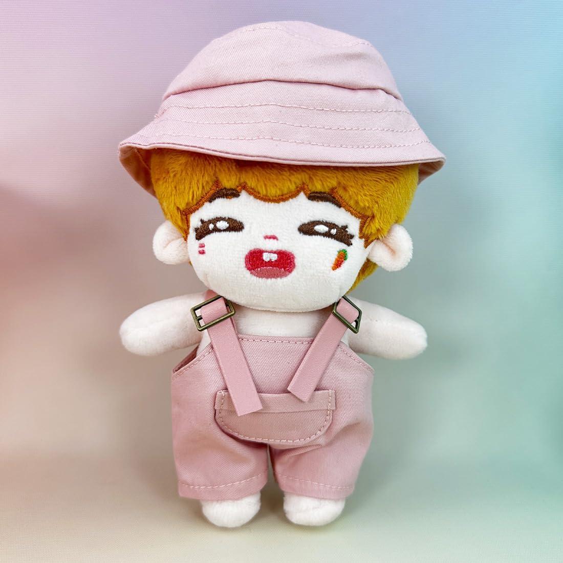 Conjunto de Ropa de Muñeca de Felpa Xyrmync 15-17cm Negro