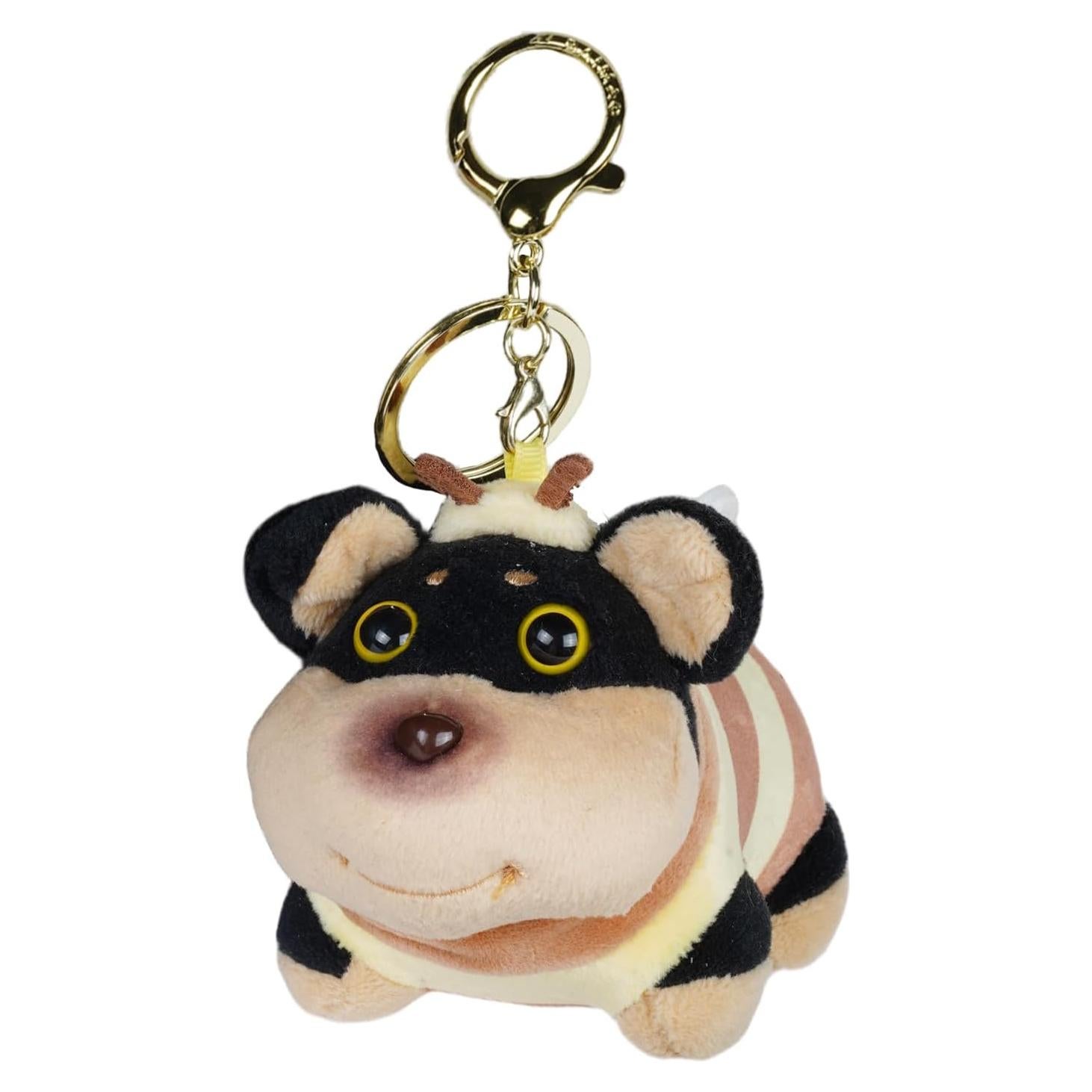 Llavero Kawaii BAIMAO Muñeco de Gato Jengibre con Muñequera