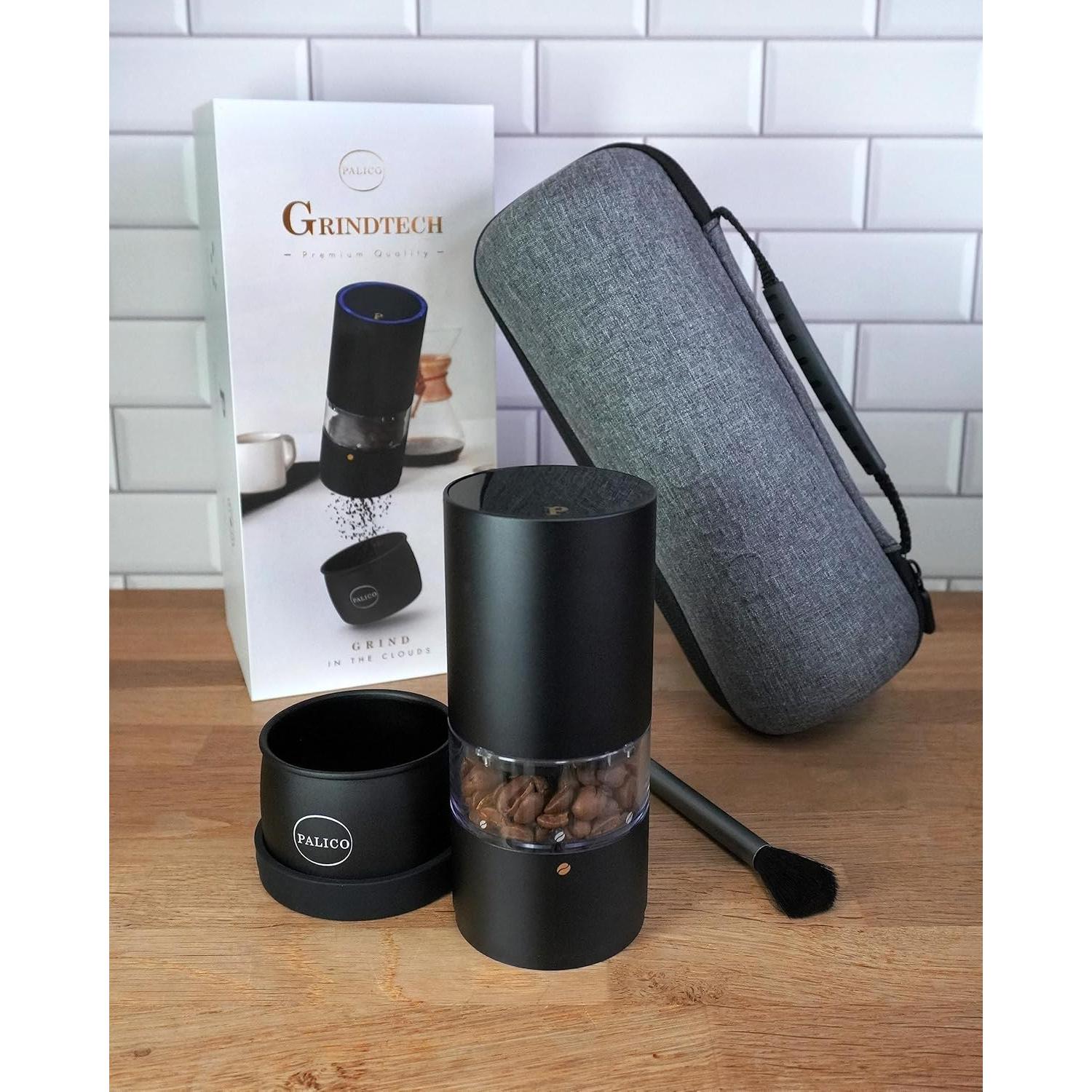 Molinillo de Café Eléctrico Portátil PALICO FCG2102 - 20 Tamaños de Molienda