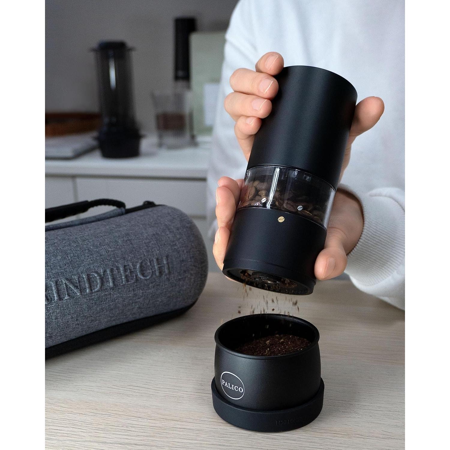 Molinillo de Café Eléctrico Portátil PALICO FCG2102 - 20 Tamaños de Molienda