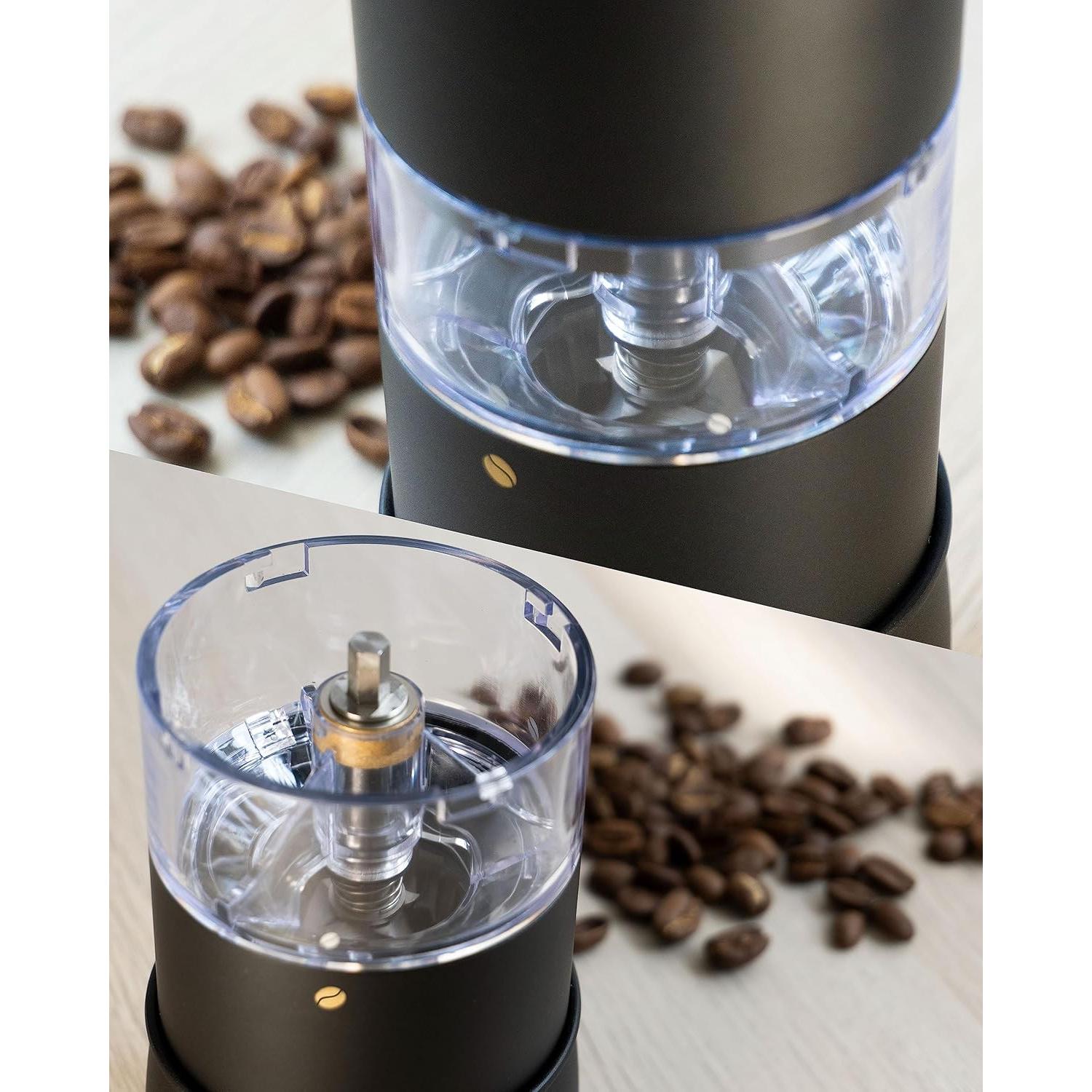 Molinillo de Café Eléctrico Portátil PALICO FCG2102 - 20 Tamaños de Molienda