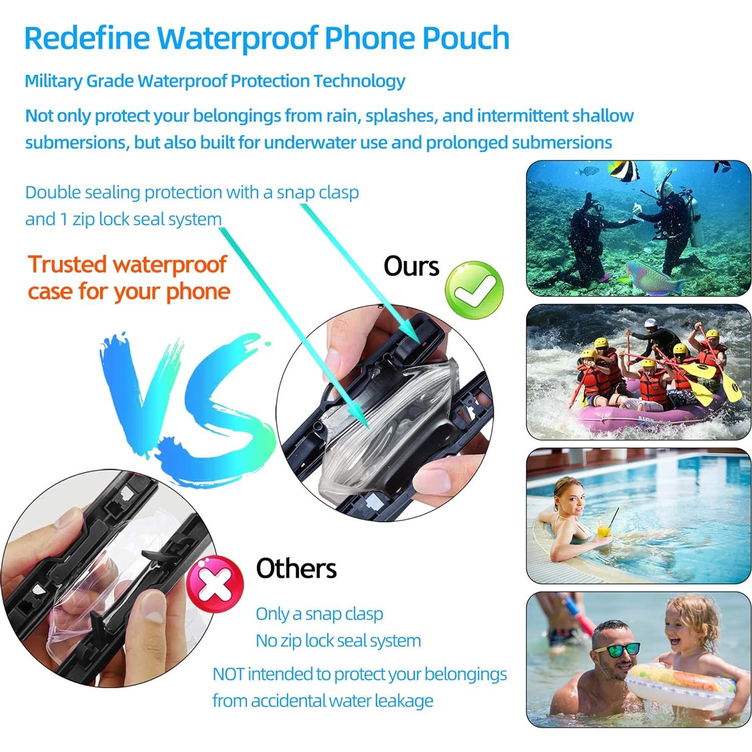 Funda Impermeable AiRunTech para iPhone hasta 17,78 cm