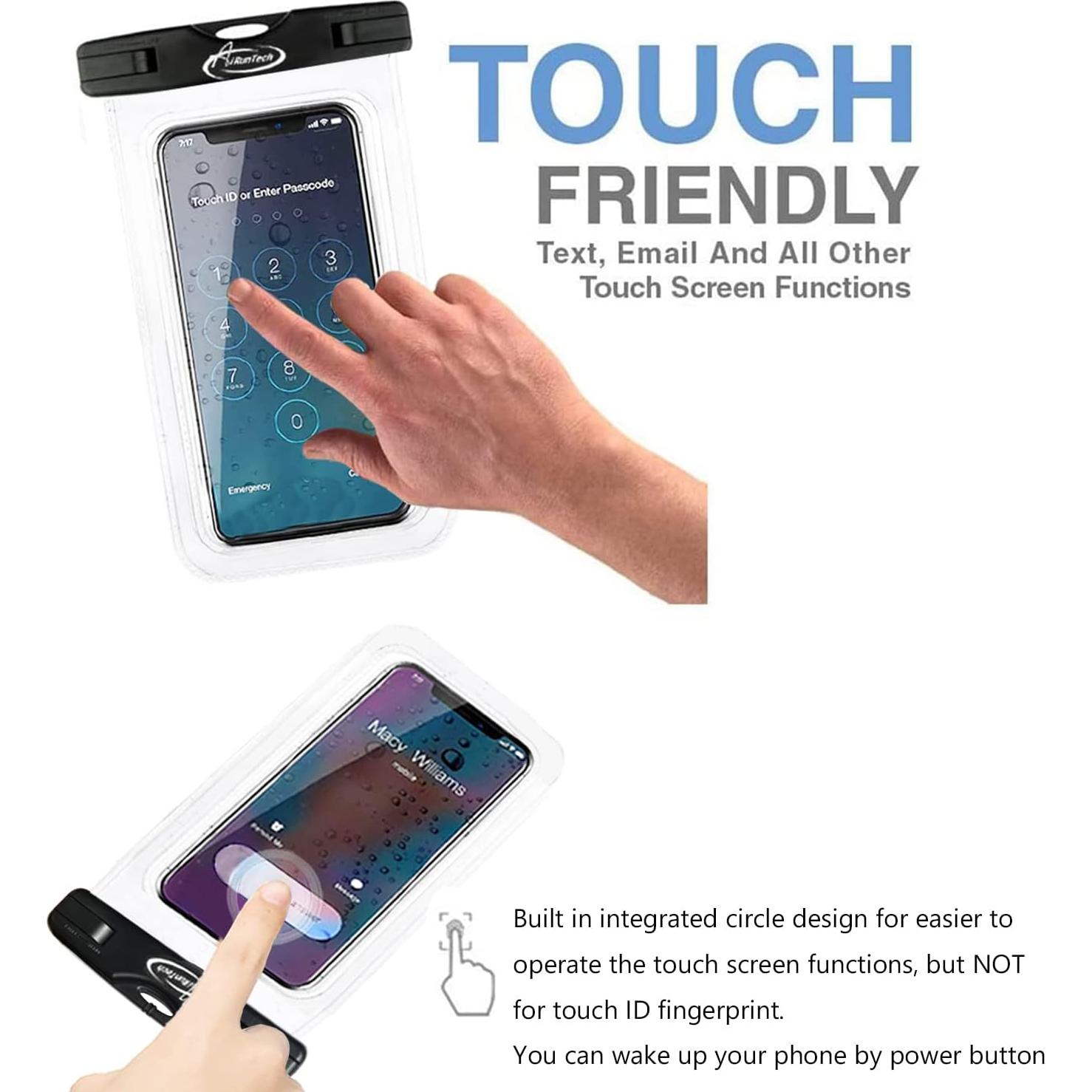 Funda Impermeable AiRunTech para iPhone hasta 17,78 cm