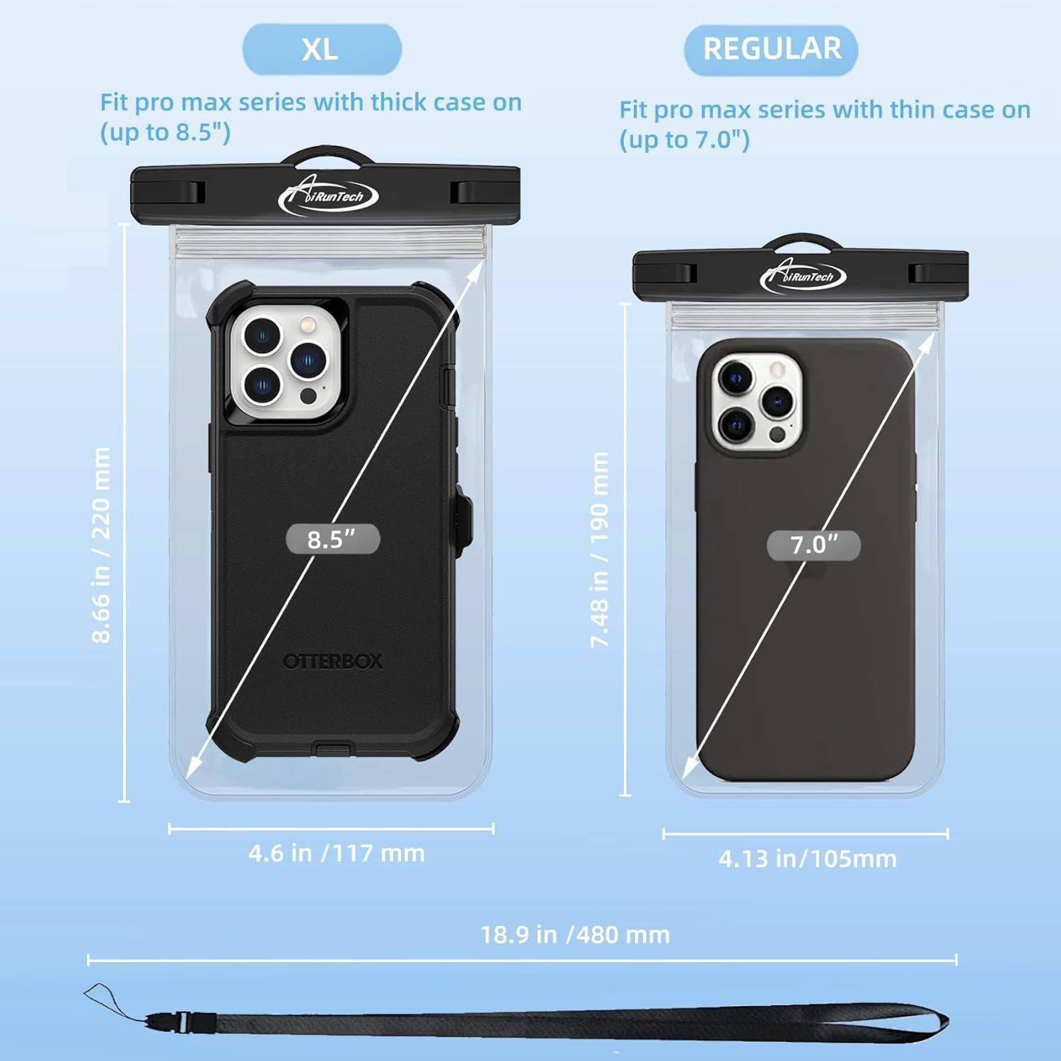 Funda Impermeable AiRunTech para iPhone hasta 17,78 cm