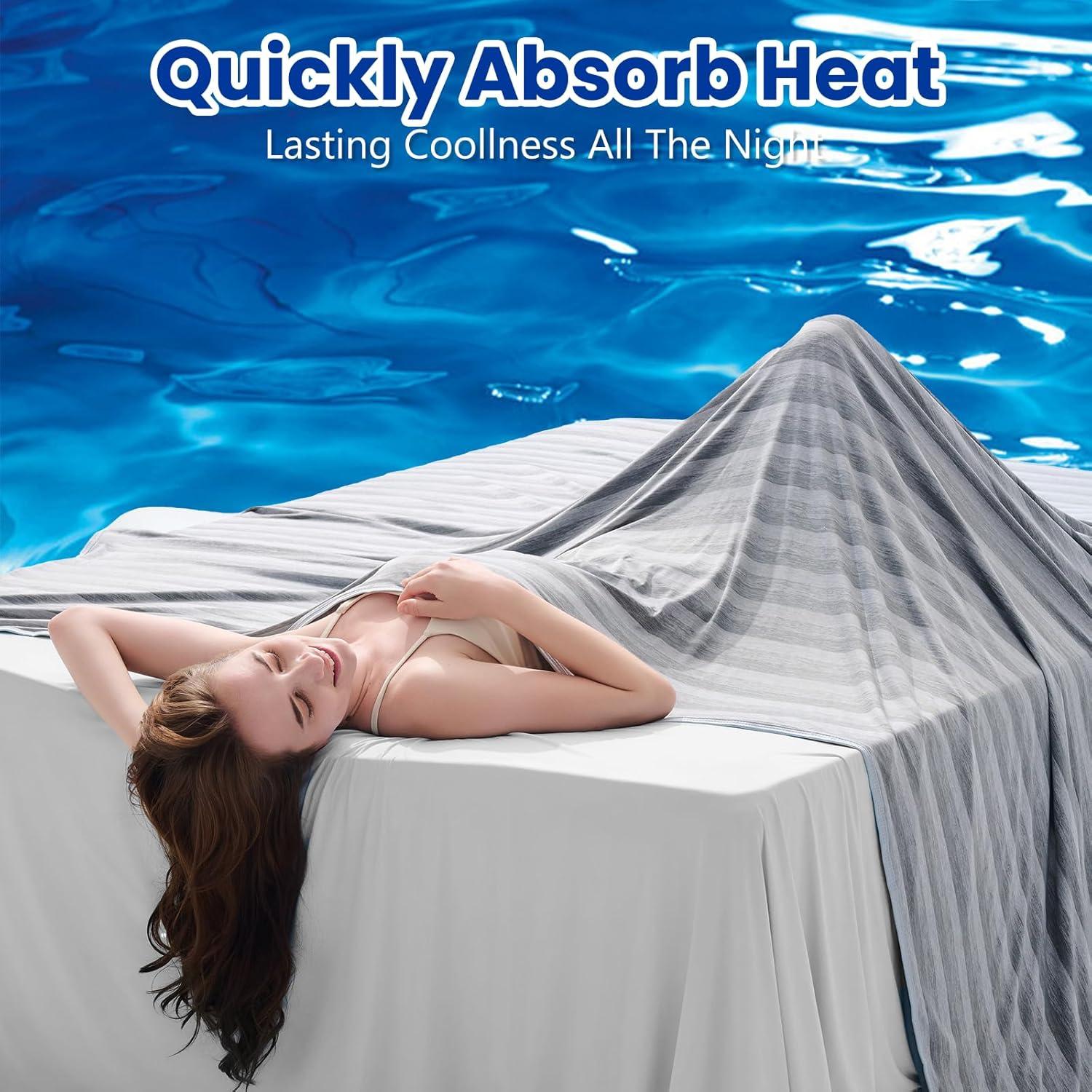 Manta de Enfriamiento GOHERO 127x178cm Fibra Arc-Chill Gris