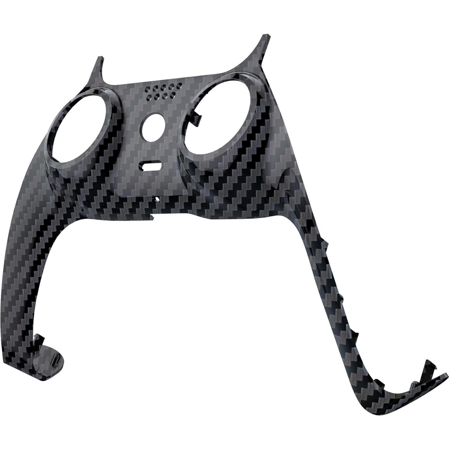Carcasa decorativa eXtremeRate PS5 Patrón fibra carbono