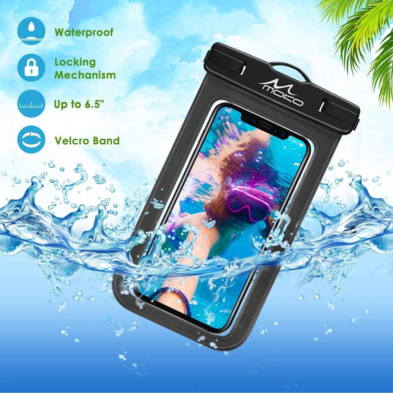 Funda Impermeable MoKo para Teléfono 30m, Negro