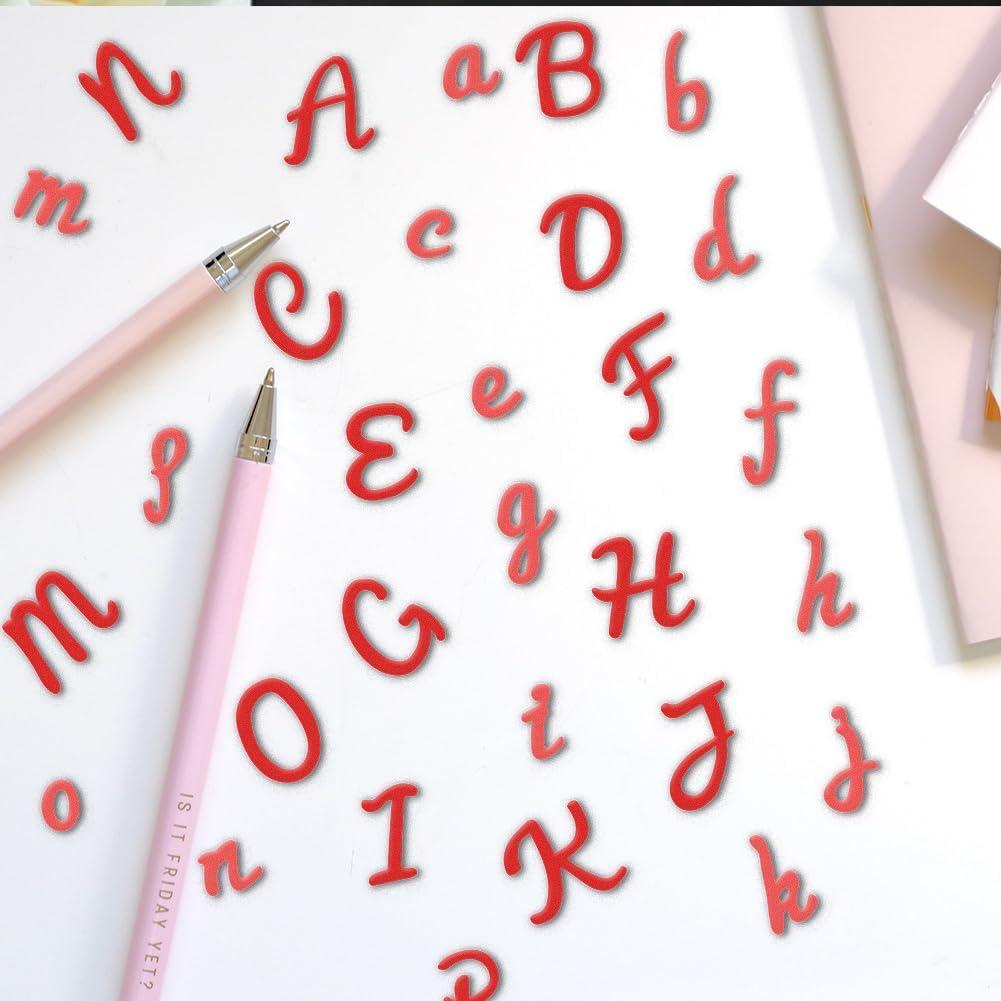 Cortadores de Letras y Números DELORIGIN 74pcs Scrapbooking