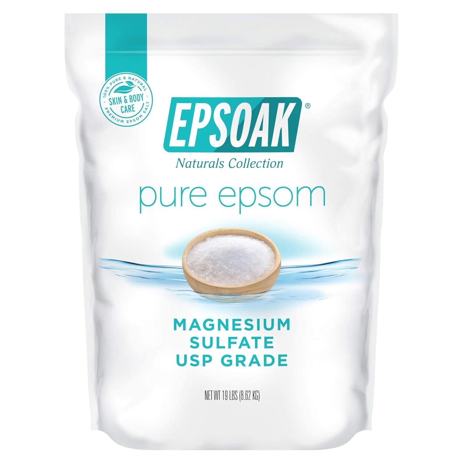 Sal de Epsom Epsoak 8.6 kg - Sulfato de Magnesio Puro