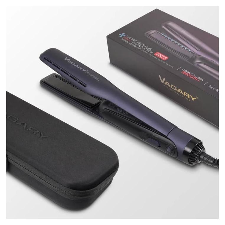 Plancha de Pelo VAGARY 2 en 1 con Aire, 3 Temperaturas
