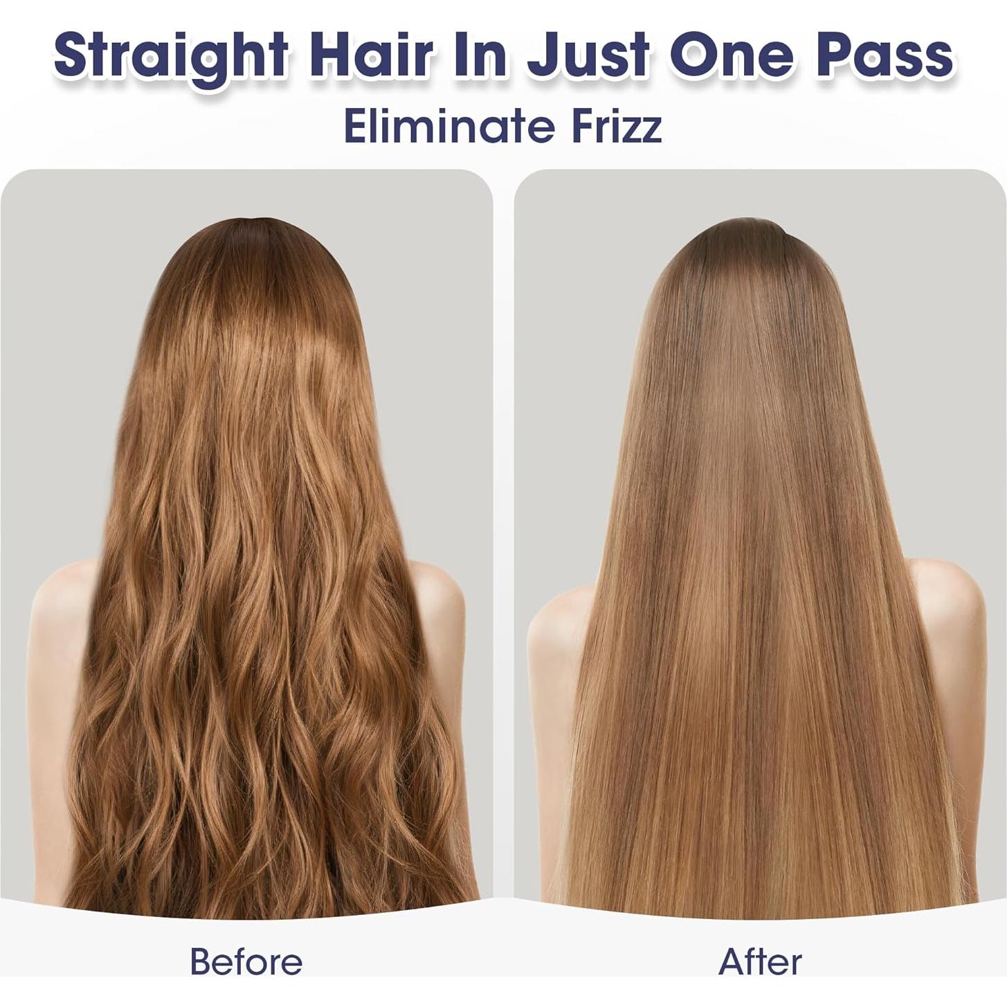 Plancha de Pelo VAGARY 2 en 1 con Aire, 3 Temperaturas