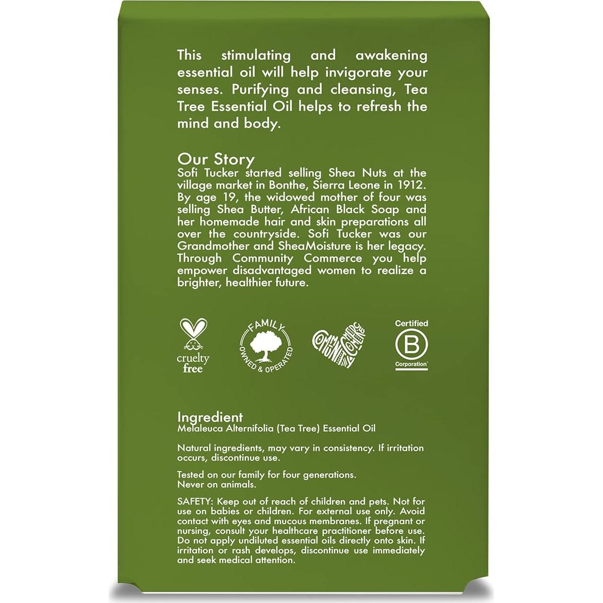 Aceite Esencial de Árbol de Té SheaMoisture 13 ml Purificante