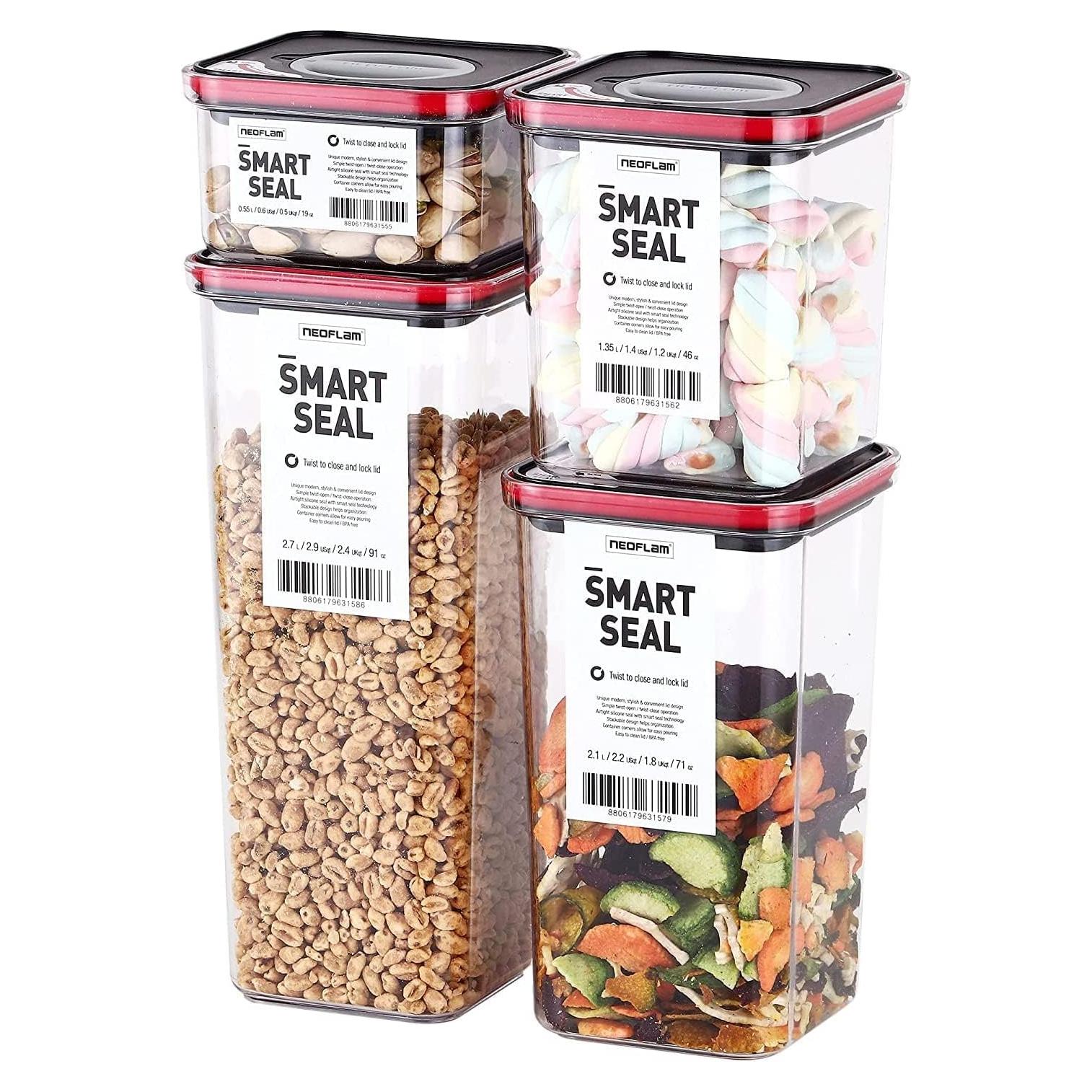 Contenedor de Alimentos Neoflam 4 Piezas 1.4L Hermético