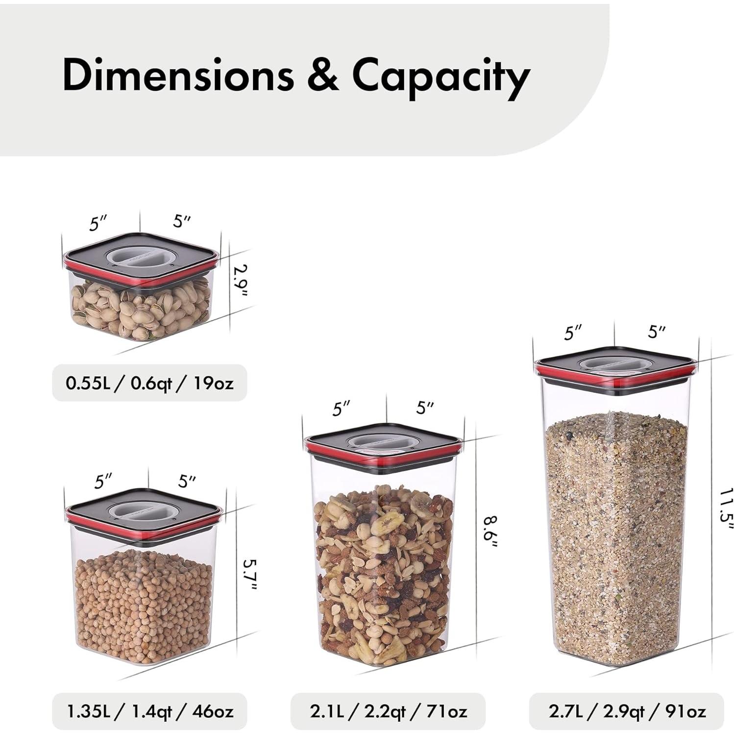 Contenedor de Alimentos Neoflam 4 Piezas 1.4L Hermético