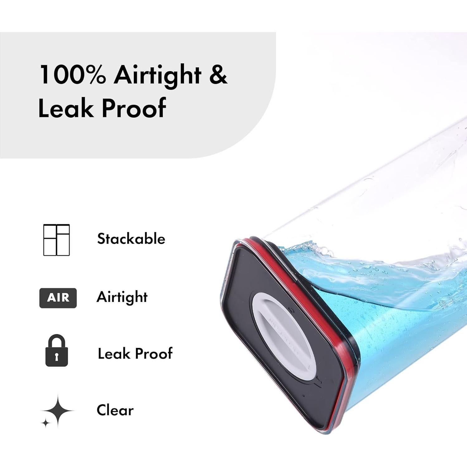 Contenedor de Alimentos Neoflam 4 Piezas 1.4L Hermético