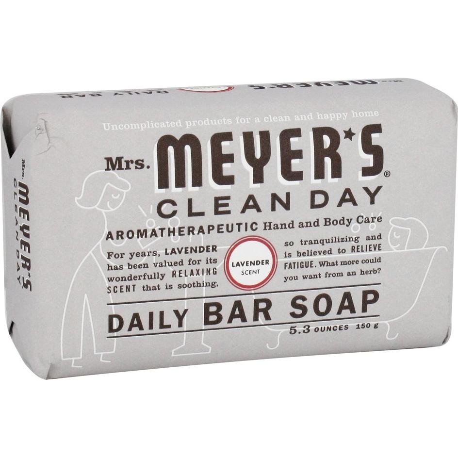 Jabón en Barra Mrs. Meyer's Lavanda 150g Biodegradable