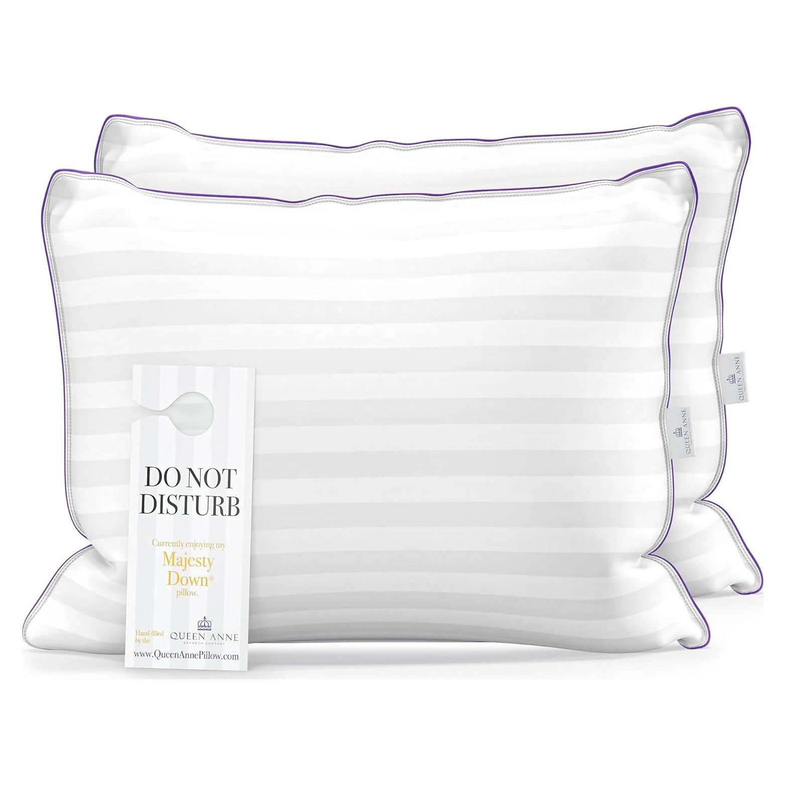 Almohadas Queen Anne Estándar (Paquete de 2) Hipoalergénicas