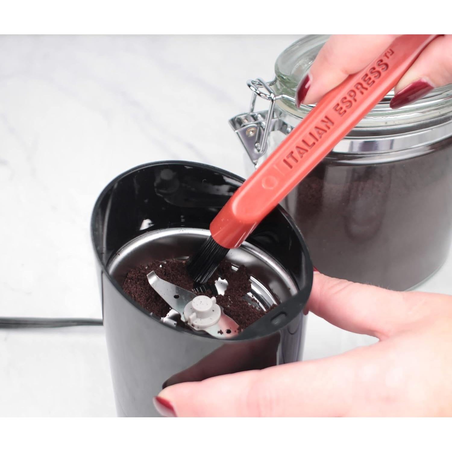 Cepillo de limpieza para máquina de café RSVP International