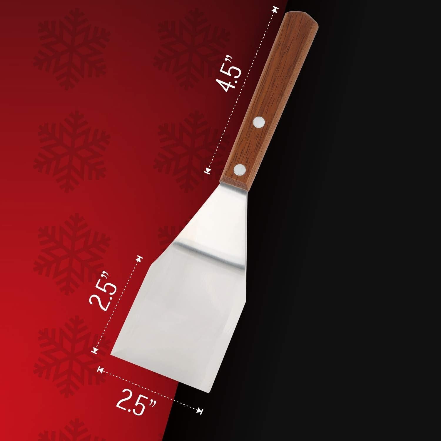 Espátula pequeña Homi styles de acero inoxidable 6.35 cm