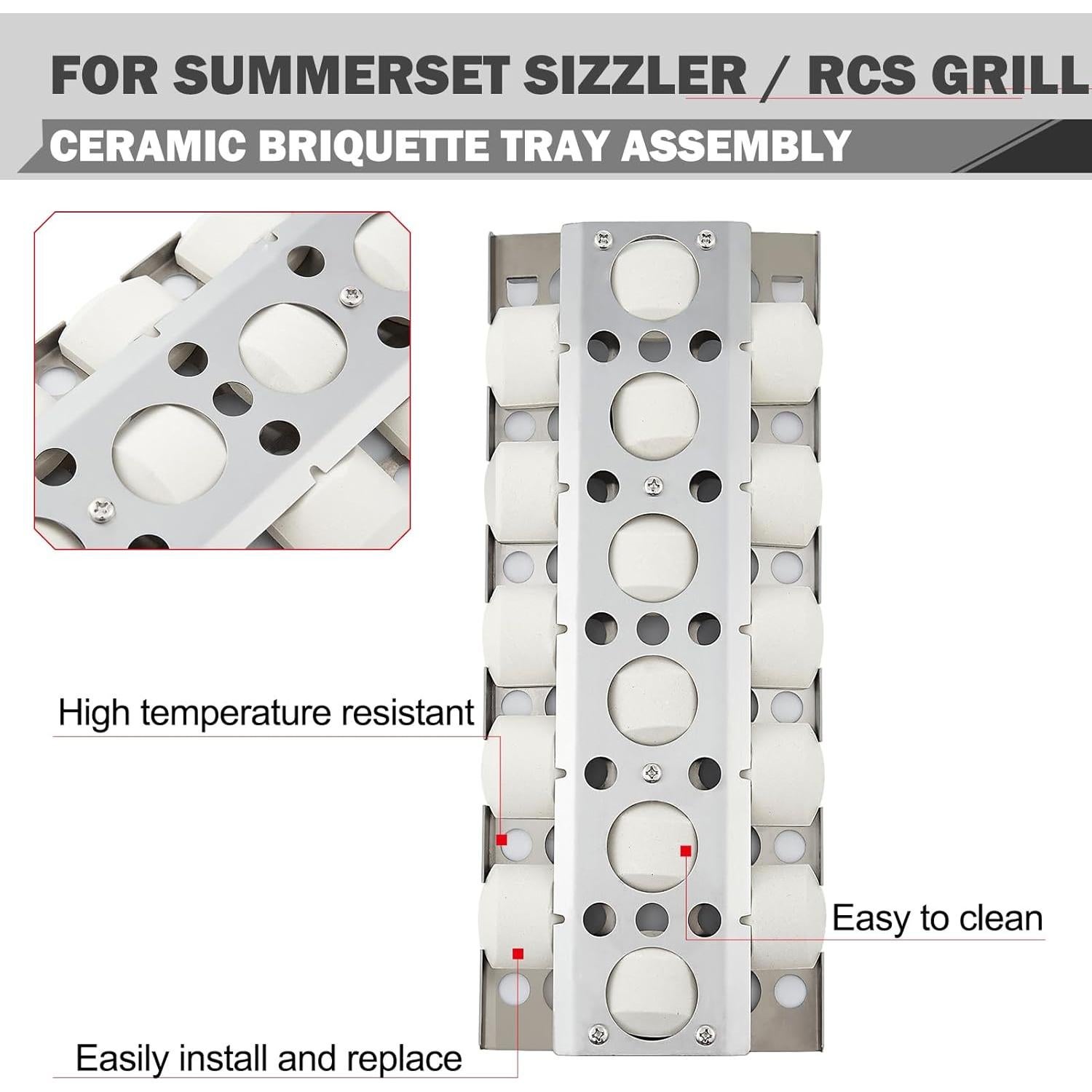 Bandeja de Briquetas Oklagarden 4PCS 16x16.5cm para Parrilla