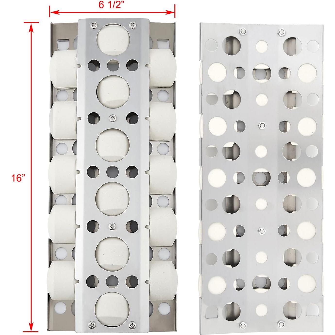 Bandeja de Briquetas Oklagarden 4PCS 16x16.5cm para Parrilla