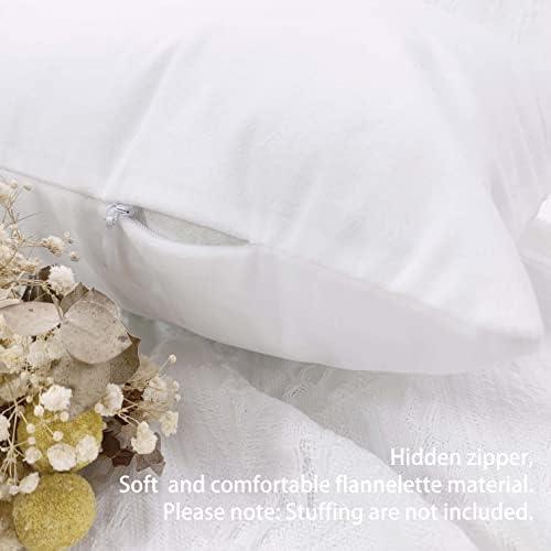 Funda de Cojín Decorativa QIYUHOY 45x45 cm Azul Arcoíris