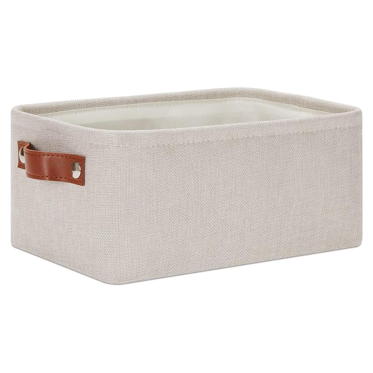 Canasta de Almacenamiento DULLEMELO Pequeña Beige 30x20 cm