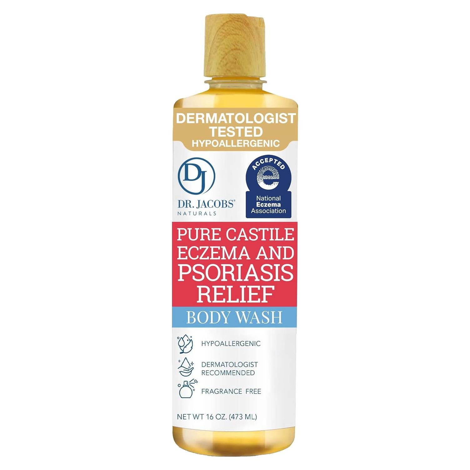 Jabón de Castilla Hipoalergénico Dr. Jacobs 473 ml Sin Fragancia