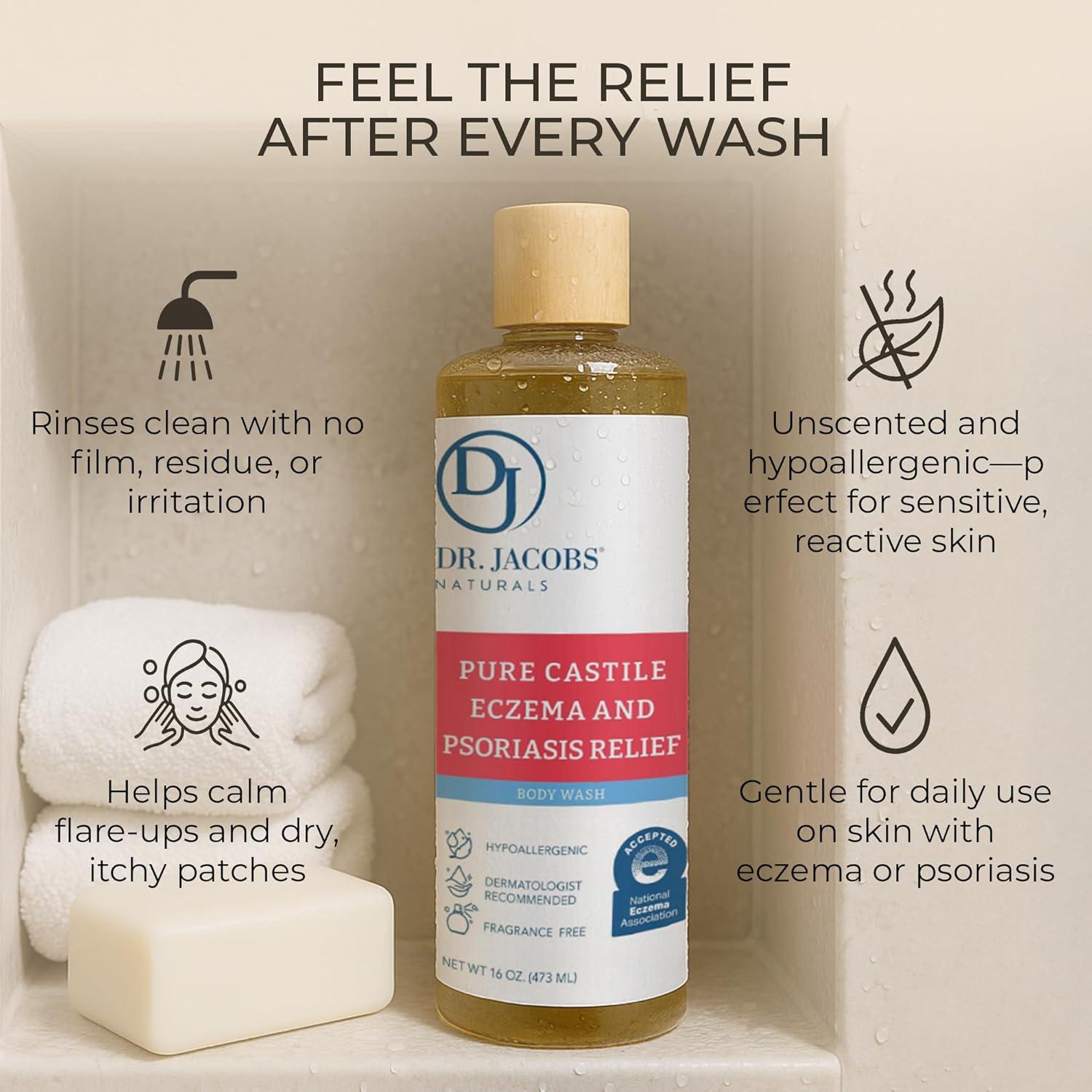 Jabón de Castilla Hipoalergénico Dr. Jacobs 473 ml Sin Fragancia