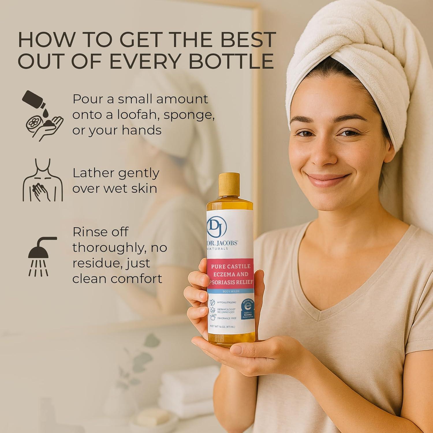 Jabón de Castilla Hipoalergénico Dr. Jacobs 473 ml Sin Fragancia