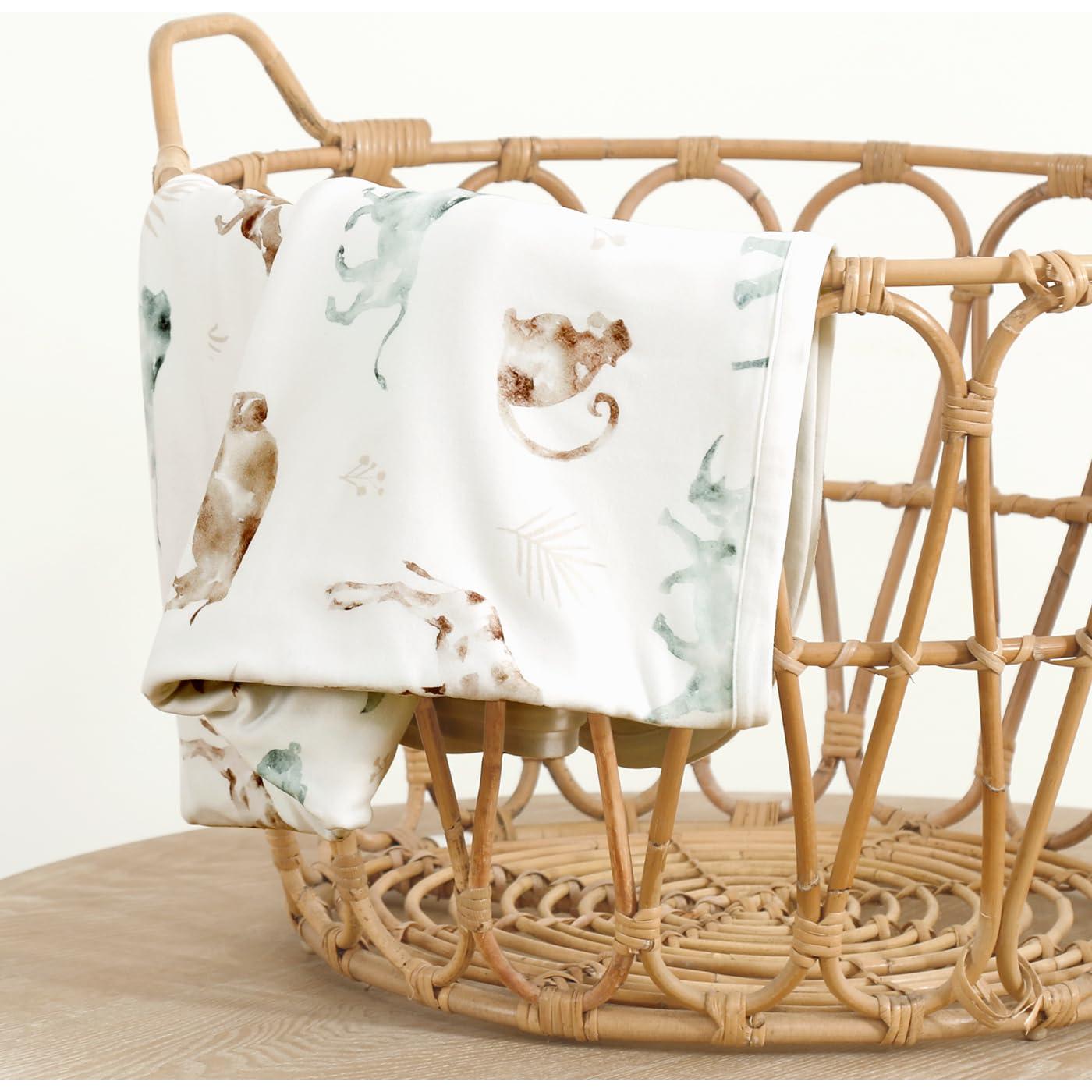 Manta para Bebés GRSSDER 86x112 cm Reversible Animal