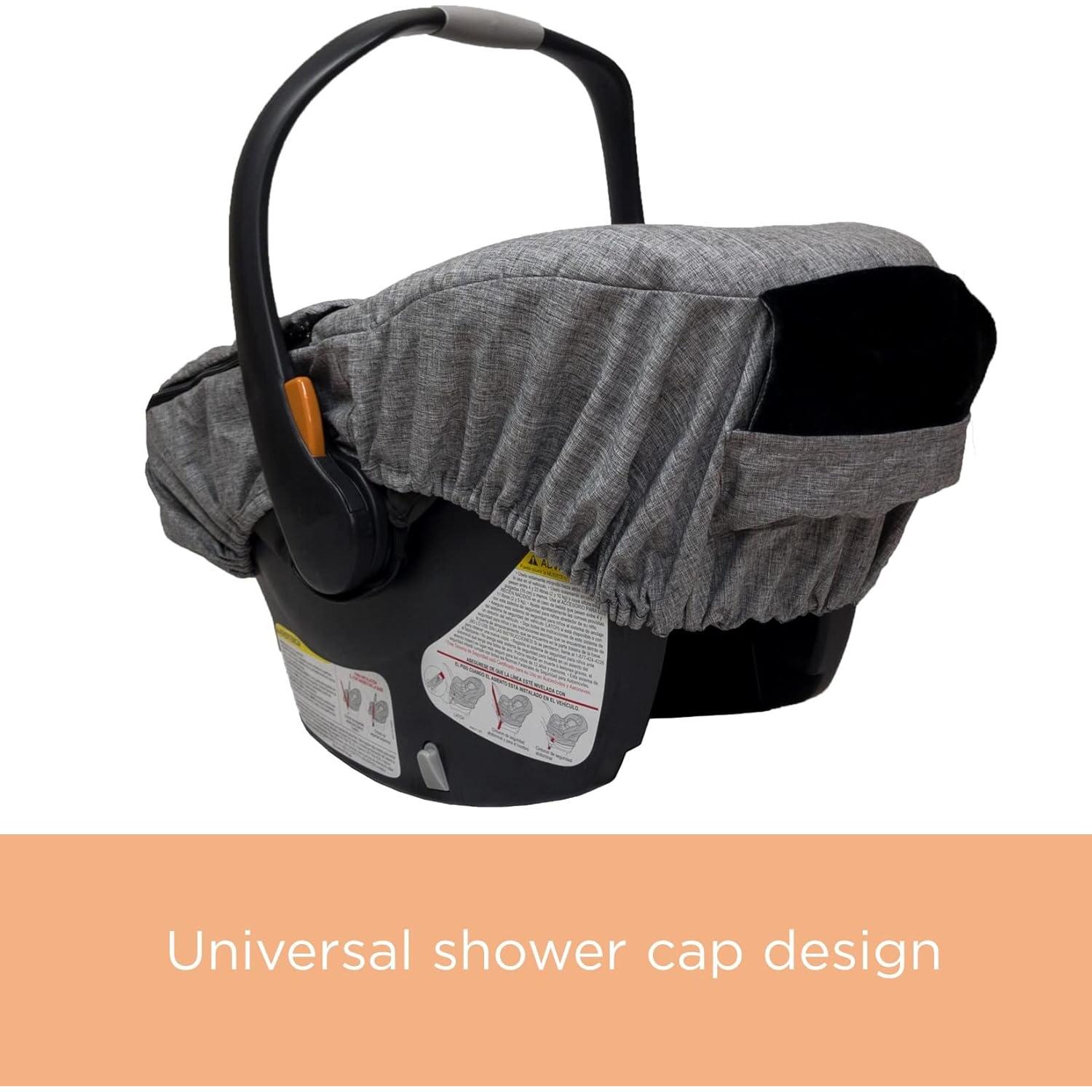 Funda de Asiento de Coche para Bebé Liuliuby Negra - Invierno