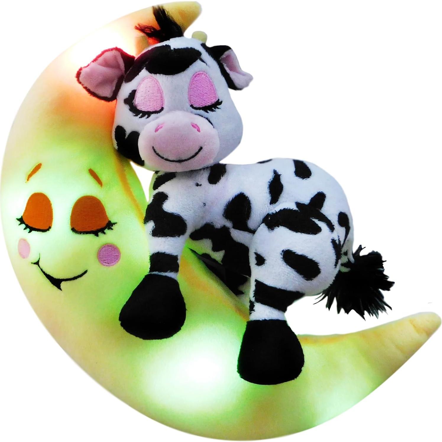 Peluche Lullabrites Vaca con Luz y Sonido - Happy Nappers