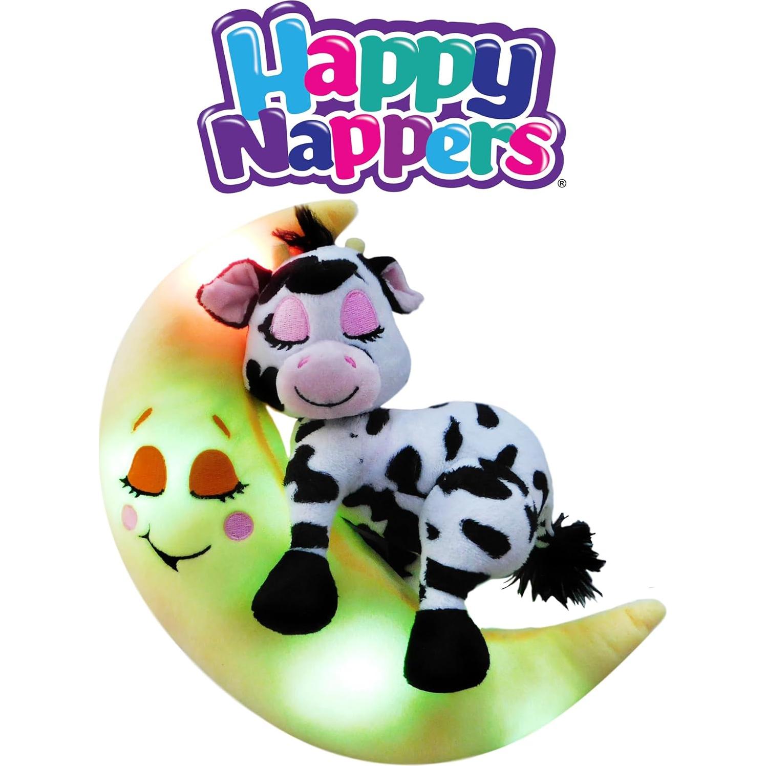 Peluche Lullabrites Vaca con Luz y Sonido - Happy Nappers