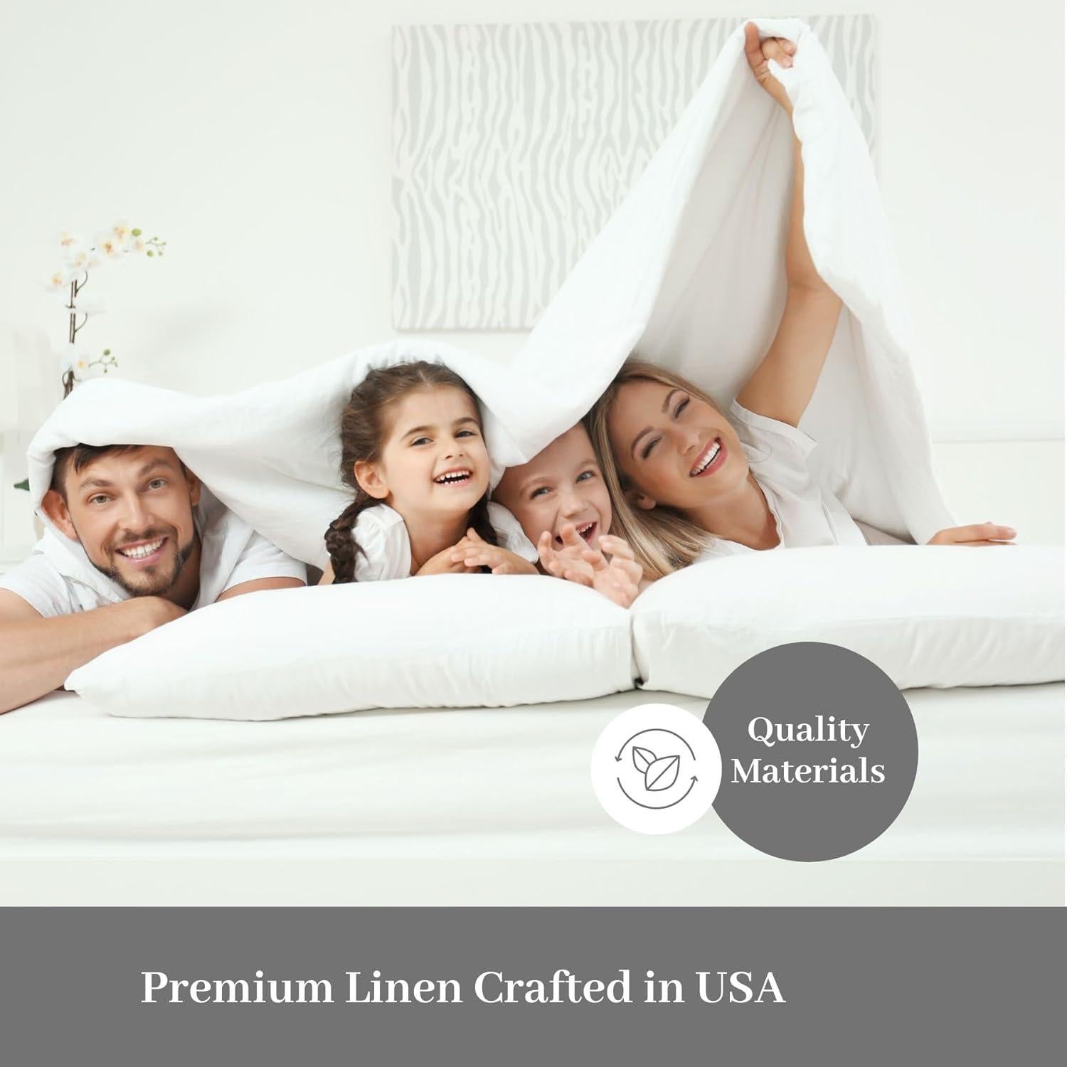 Juego de Sábanas Twin DreamFit Viscosa de Bambú Refrigerantes Azul