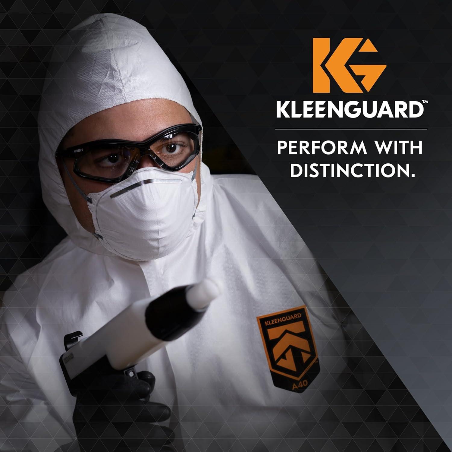 Gafas de Seguridad KleenGuard V30 Nemesis - 12 Pares, Lentes Claros