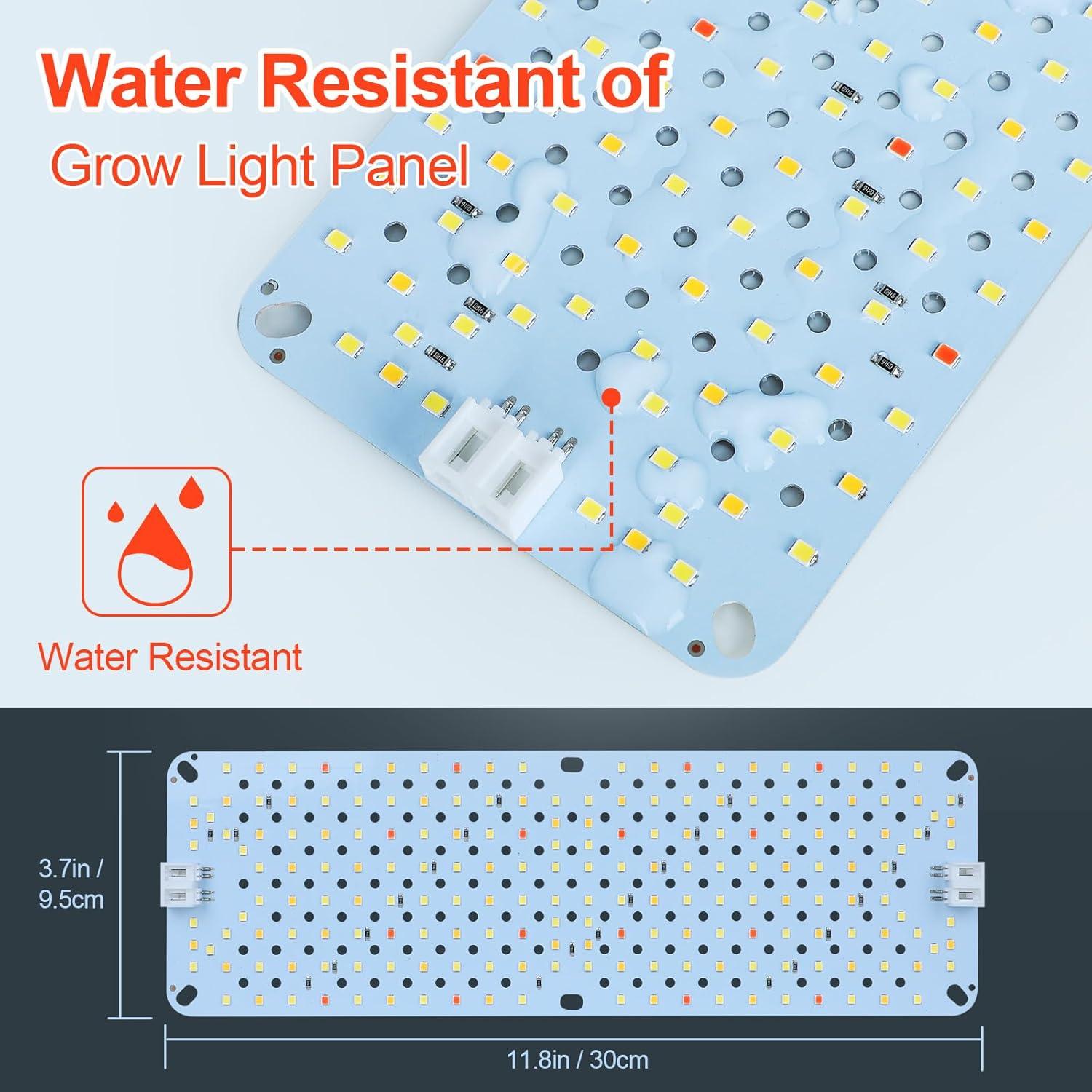FECiDA 4 Paneles de Luz de Crecimiento LED 40W para Plantas