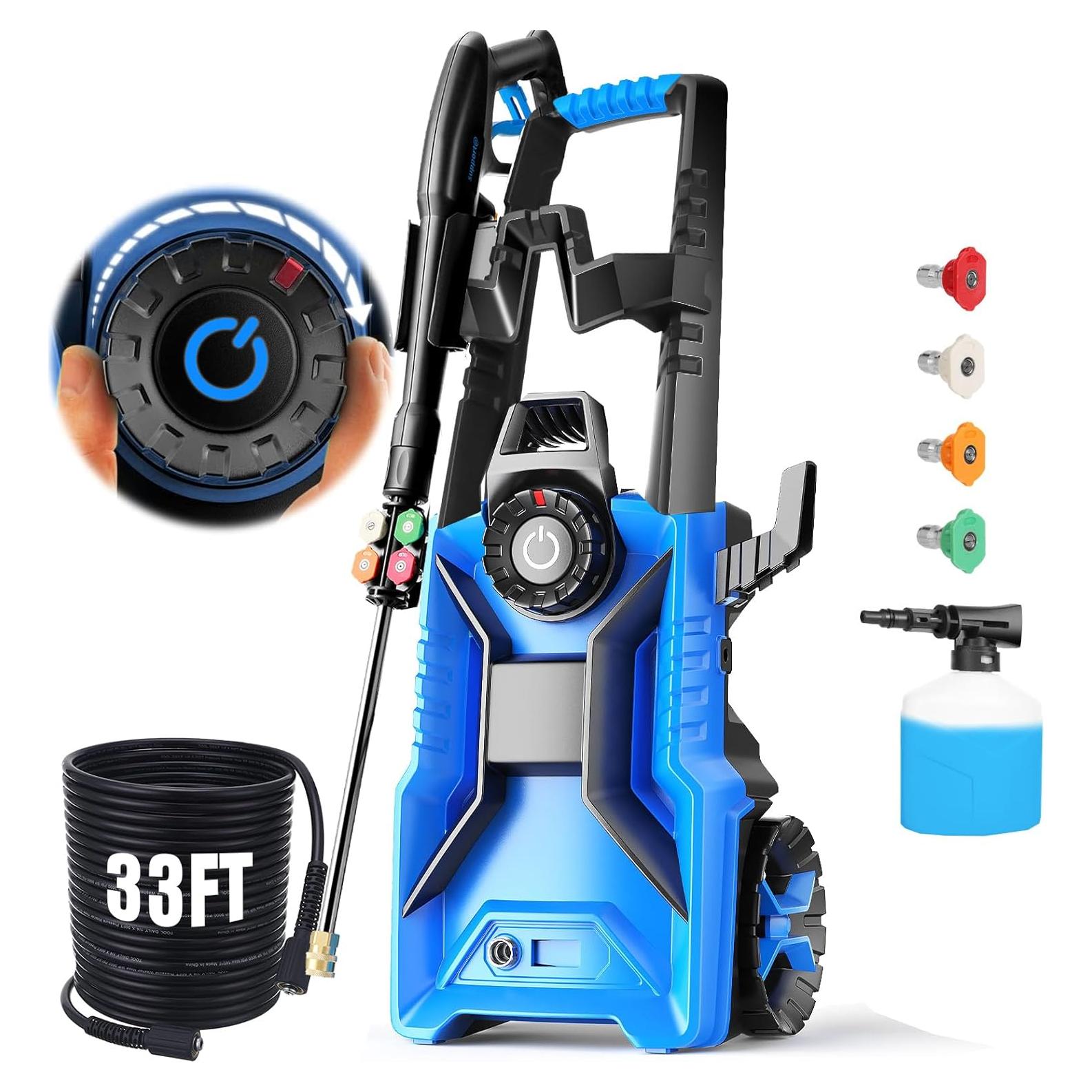 Lavadora a Presión Commowner 1800W 5000 PSI Ajustable 10m