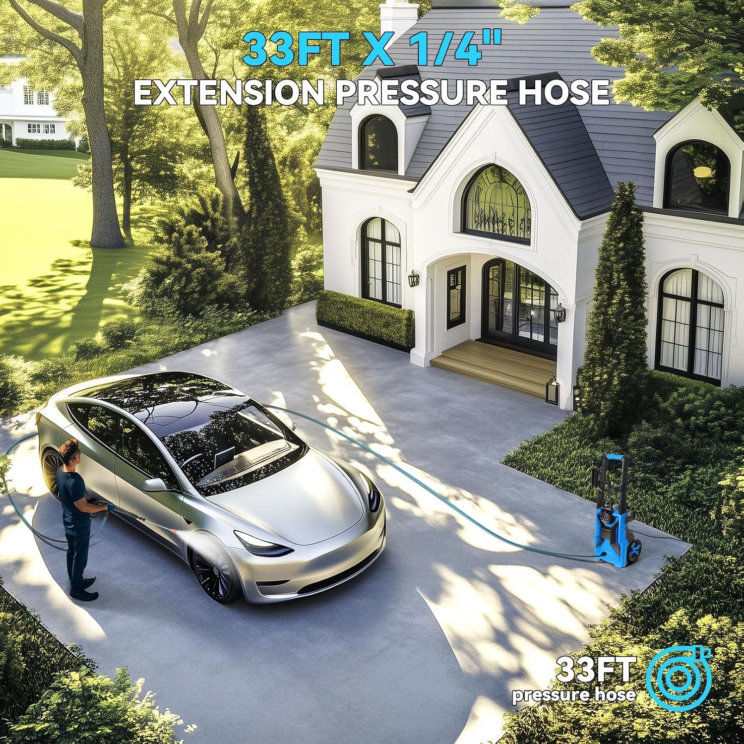 Lavadora a Presión Commowner 1800W 5000 PSI Ajustable 10m