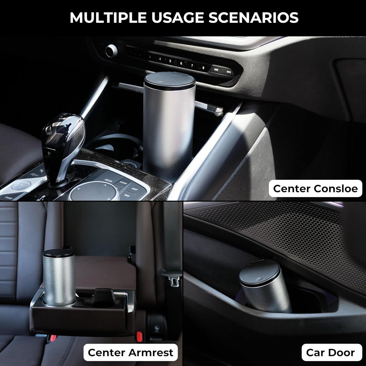 Basurero de Coche IRROMI Mini a Prueba de Fugas 6.99x15.49cm