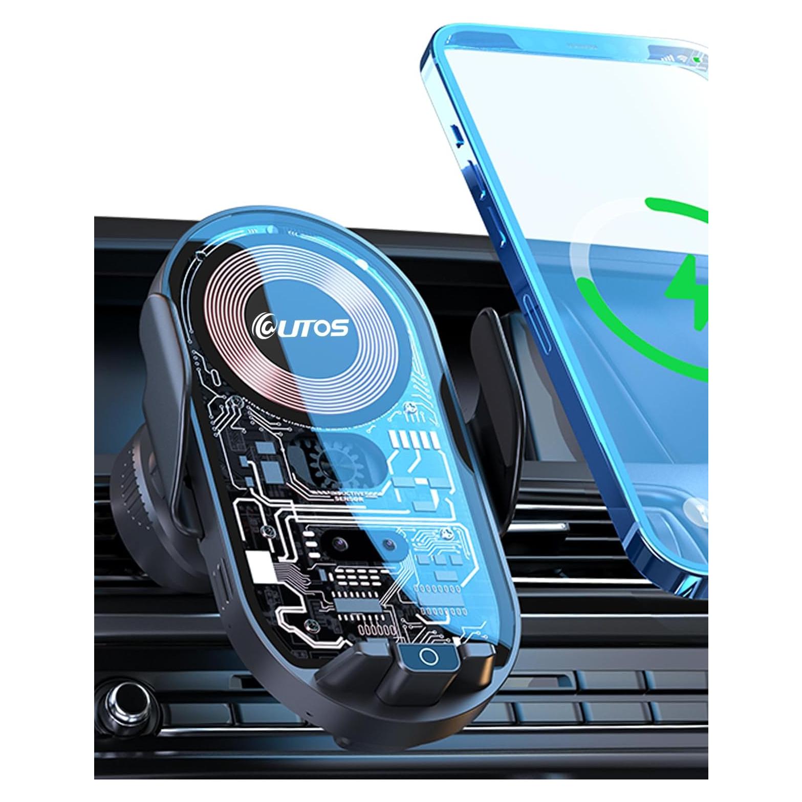 Soporte Cargador Inalámbrico para Automóvil Utos G2 15W