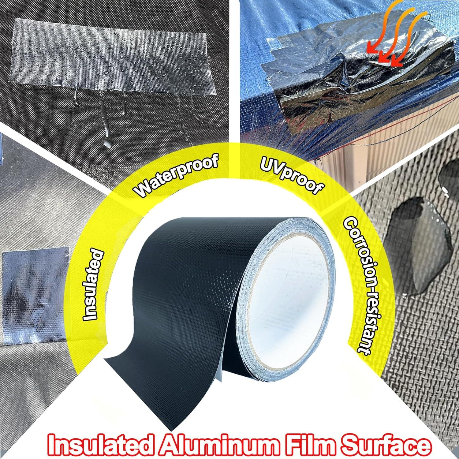 Cinta de Reparación Impermeable KAIHENG 10CM x 6.1M Negra