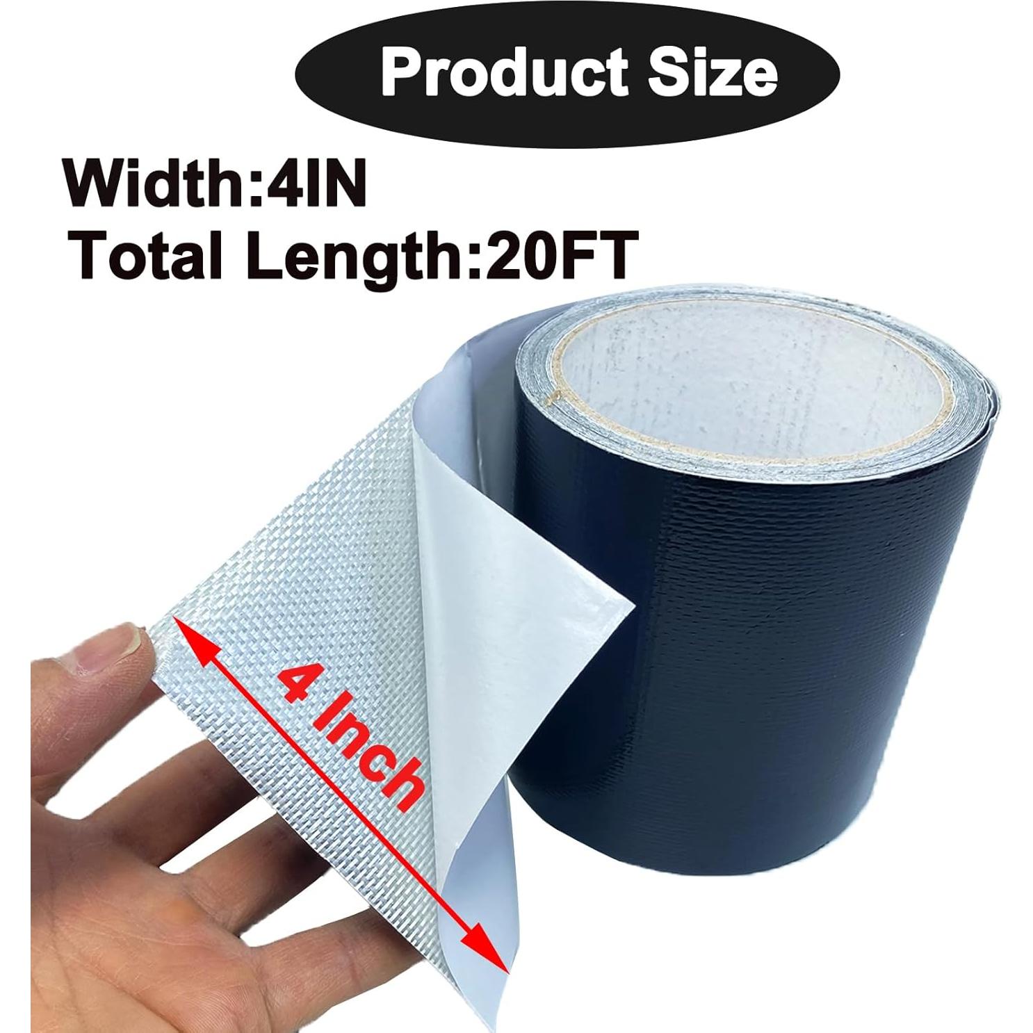 Cinta de Reparación Impermeable KAIHENG 10CM x 6.1M Negra