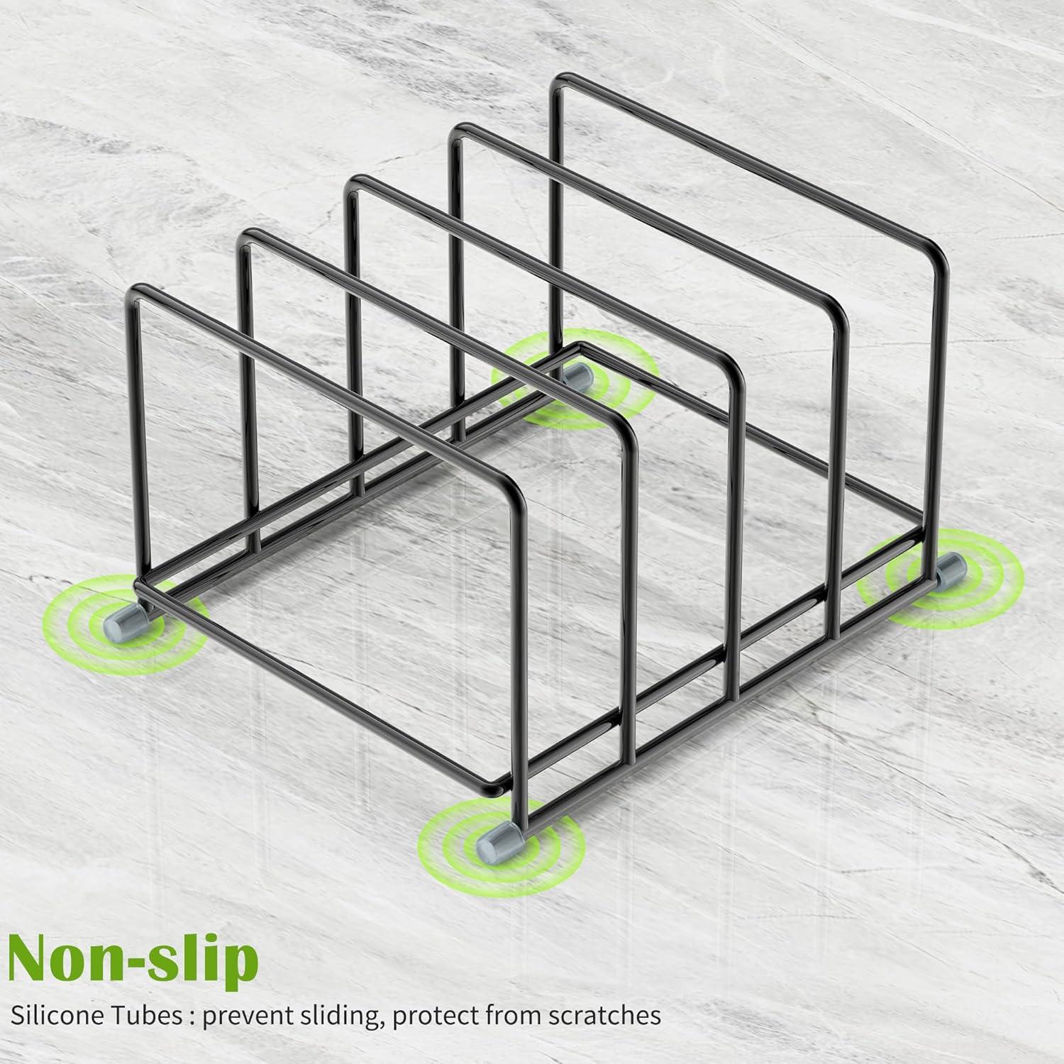 Organizador de Tablas de Cortar PLUVON Mediano 4 Ranuras